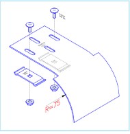 BESTRAY-CDOK / Tấm Đệm Thoát Cáp Cho Máng Lưới Bestray
