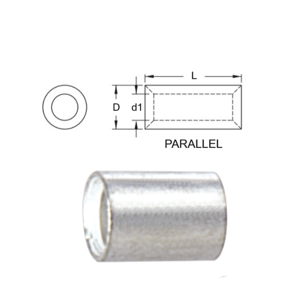 KST-PNT5 / Đầu cosse nối song song dẫn điện 4-6 mm2 - NON-INSULATED PARALLEL CONNECTORS hãng KST