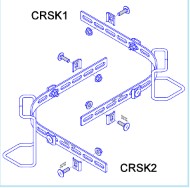 BESTRAY-CRSK / Thanh Nối Góc Bo Cong Máng Lưới Bestray