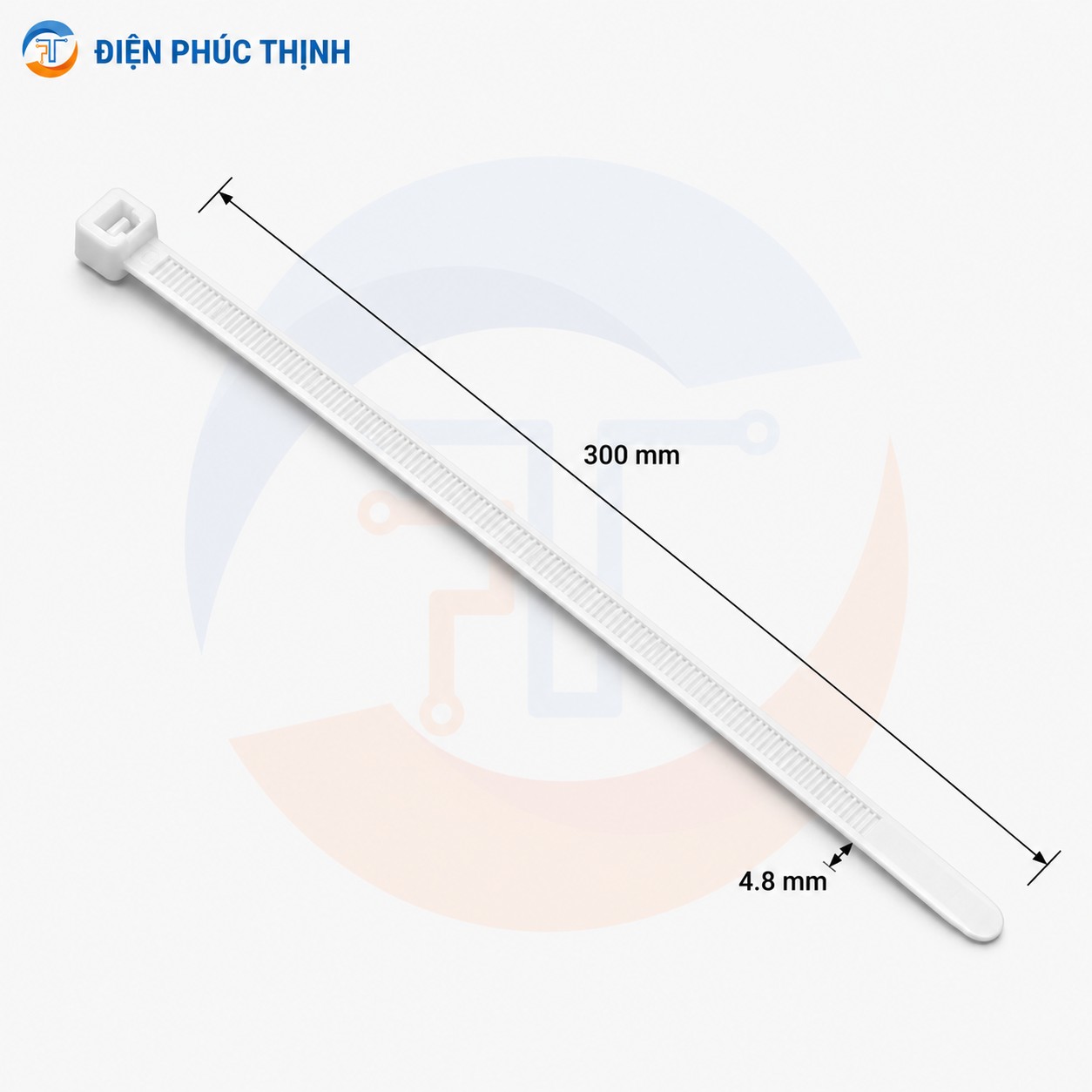 DONG-A-DACT300-4.8-L / Dây Rút Nhựa Dong-A 4.8x300mm