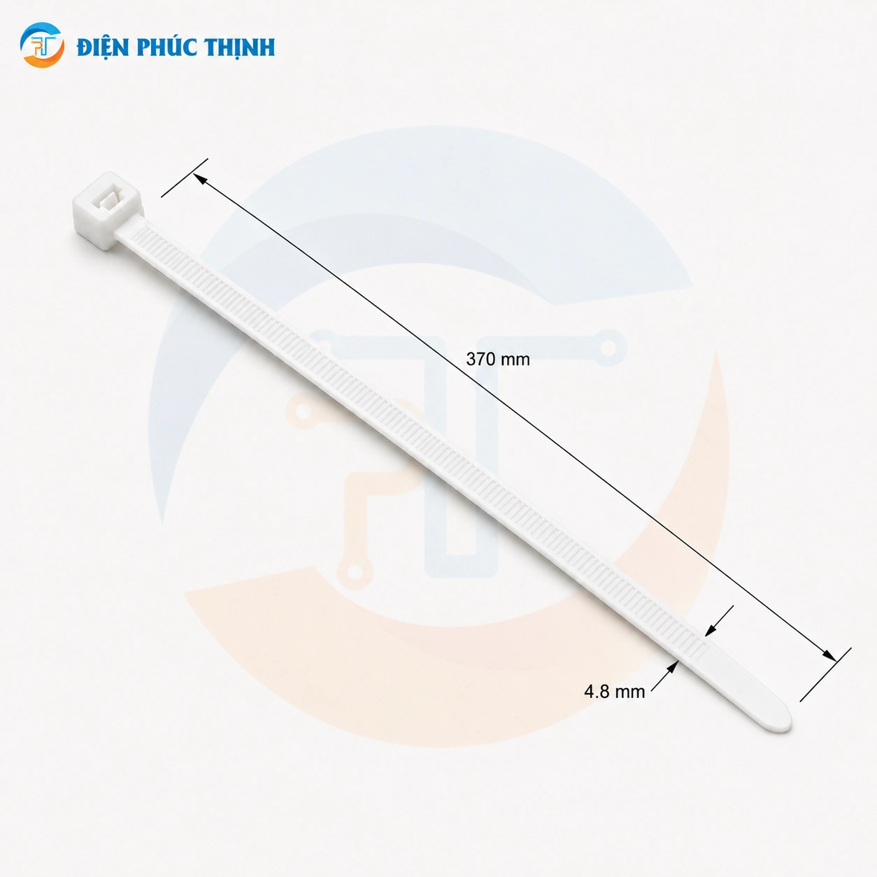 DONG-A-DACT370-4.8-L / Dây Rút Nhựa Dong-A 4.8x370mm