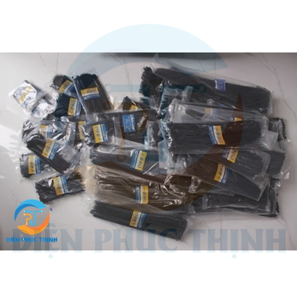 DRUV-BK-5x200 / Dây Rút Nhựa Chống UV VNplastic 5x200 Màu Đen - Đạt Chuẩn ABS - Chịu Nhiệt Đến 85℃