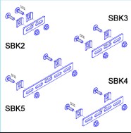 BESTRAY-SBK2–SBK5 / Thanh Nối 2–5 Lỗ Máng Lưới Bestray