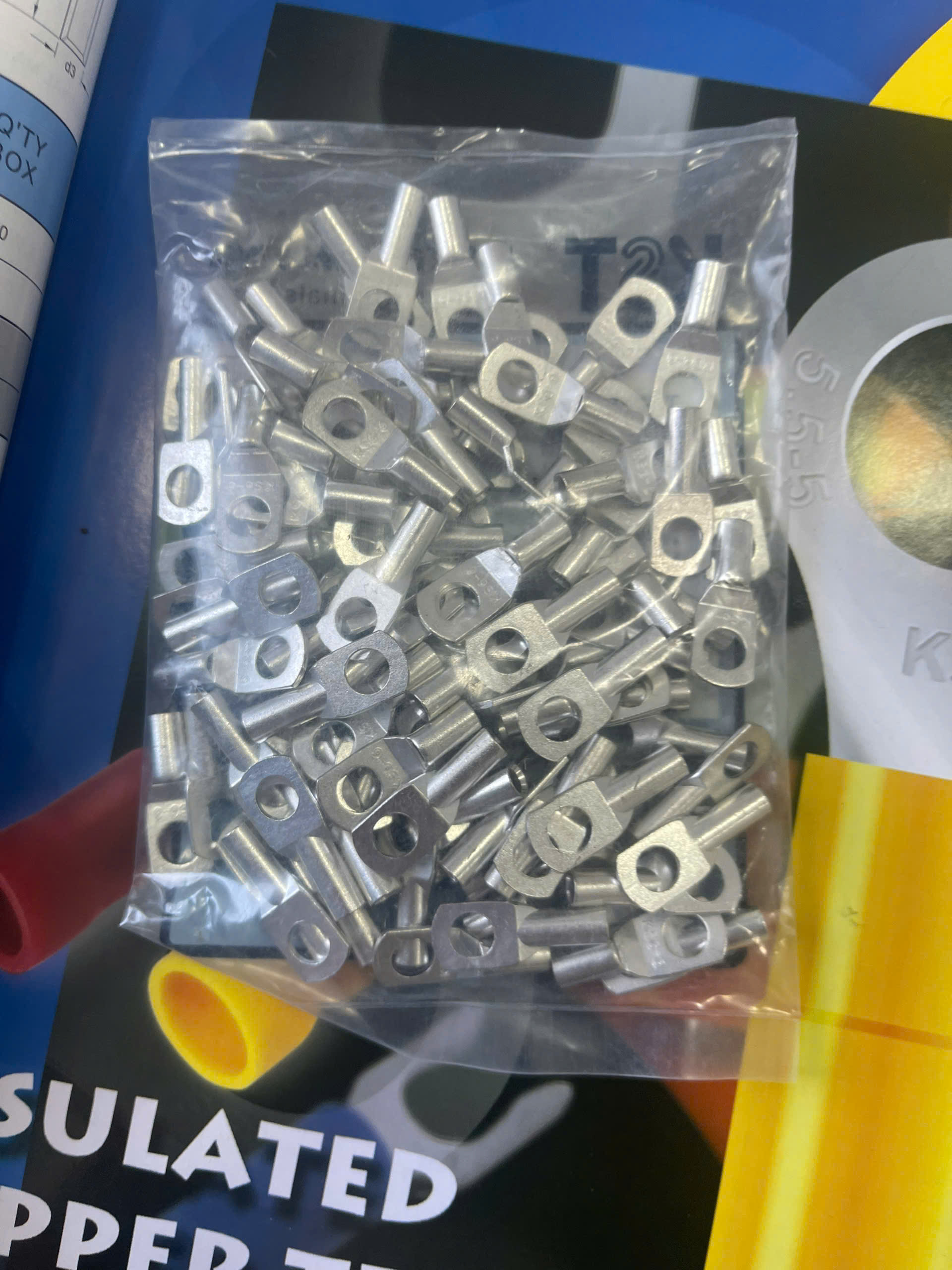 TL6-6 / Đầu Cosse Đồng (Dòng TL) KST 4-6 mm - NON-INSULATED COPPER TUBULAR LUGS (TL SERIES)