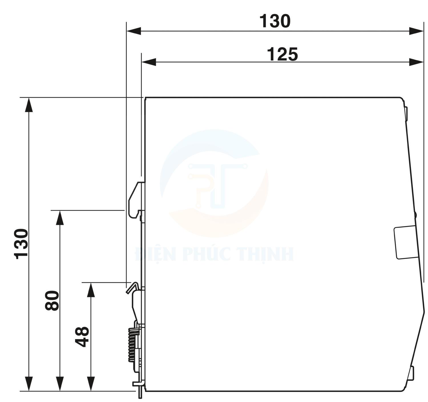 2910105 - Bộ cấp nguồn / Power supply unit UNO2-PS/1AC/24DC/480W hãng Phoenix Contact