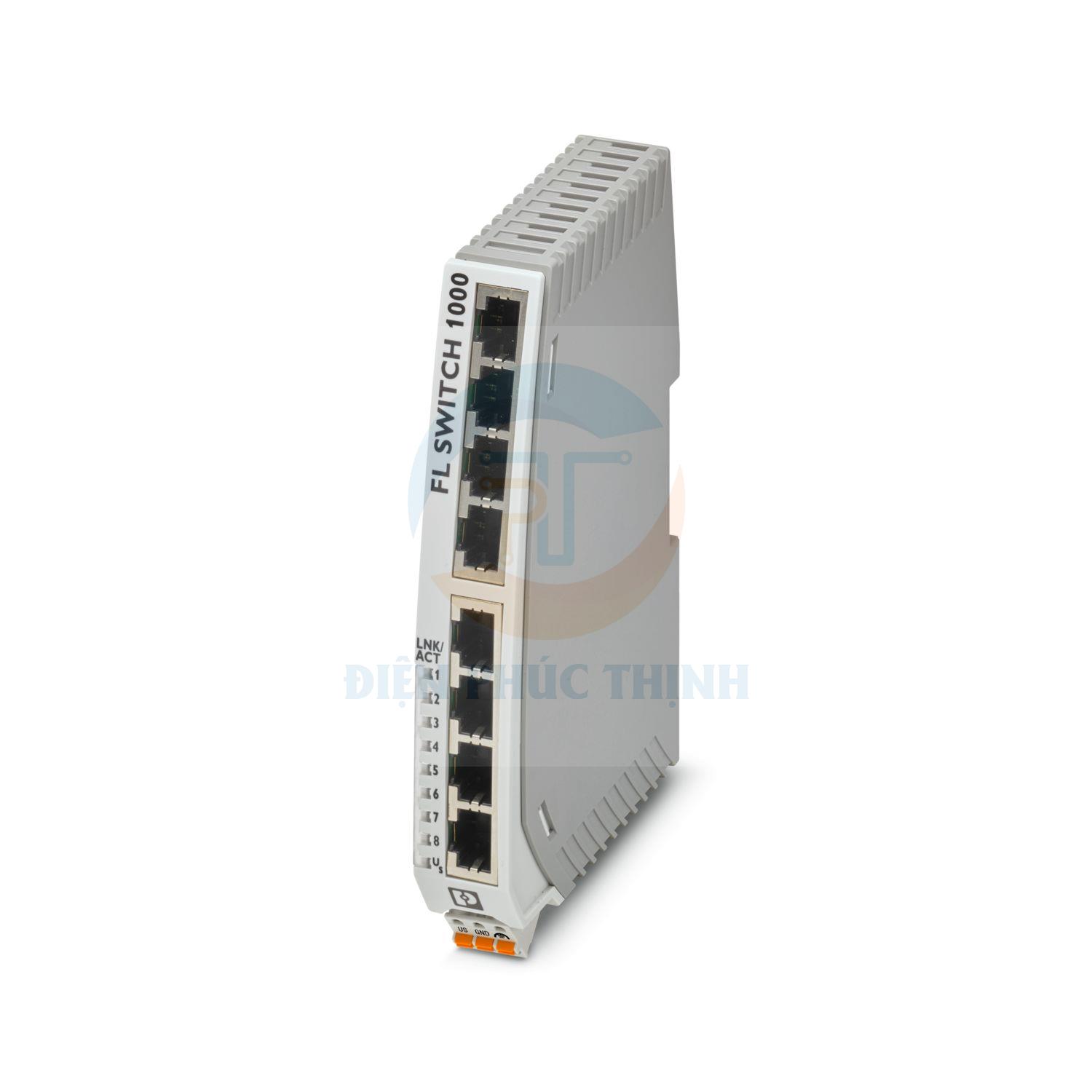 1085256 - Bộ chuyển mạch Ethernet công nghiệp / Industrial Ethernet Switch FL SWITCH 1008N hãng Phoenix Contact