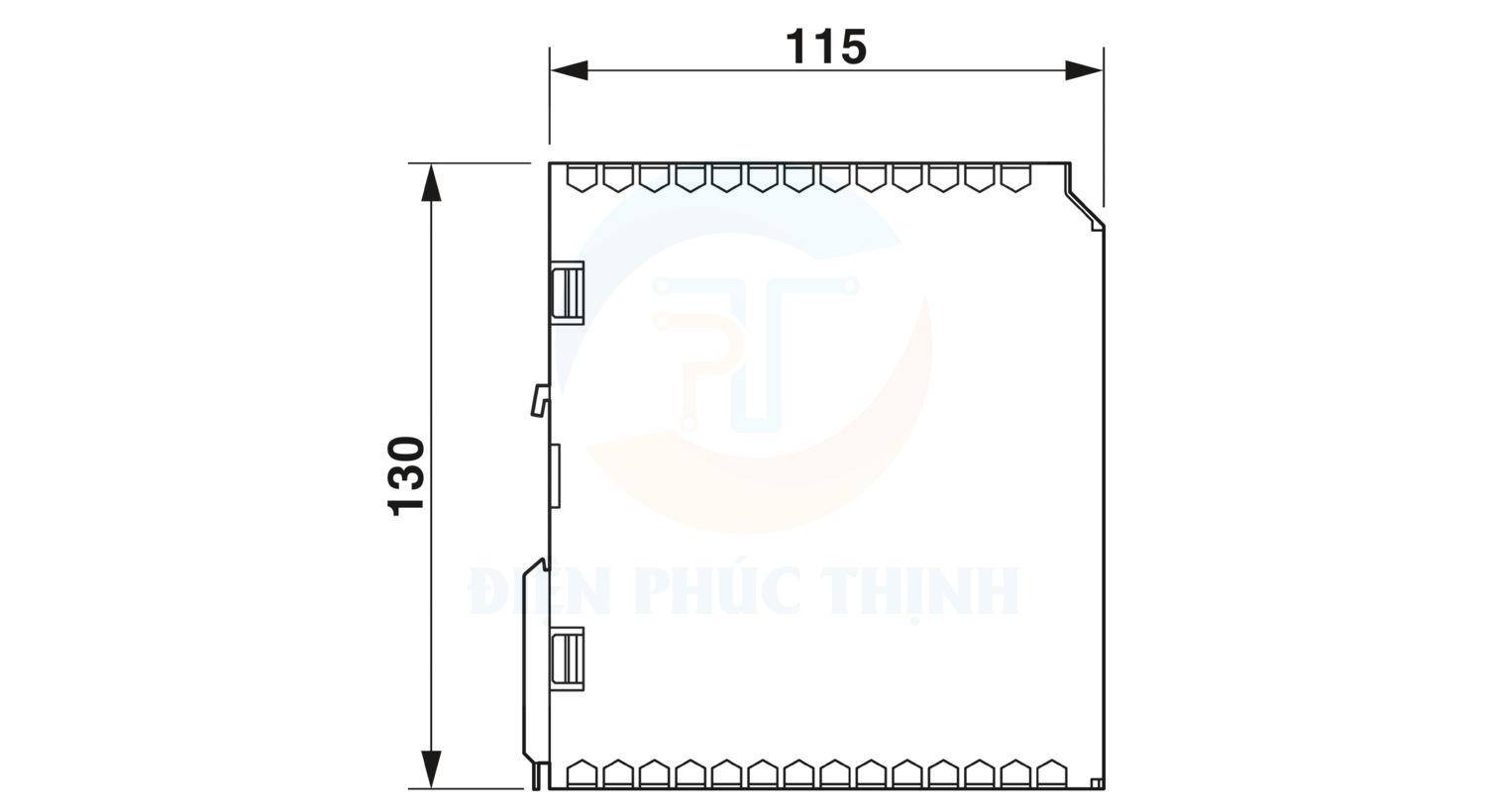 2866268 - Bộ cấp nguồn / Power supply unit TRIO-PS/1AC/24DC/ 2.5 hãng Phoenix Contact