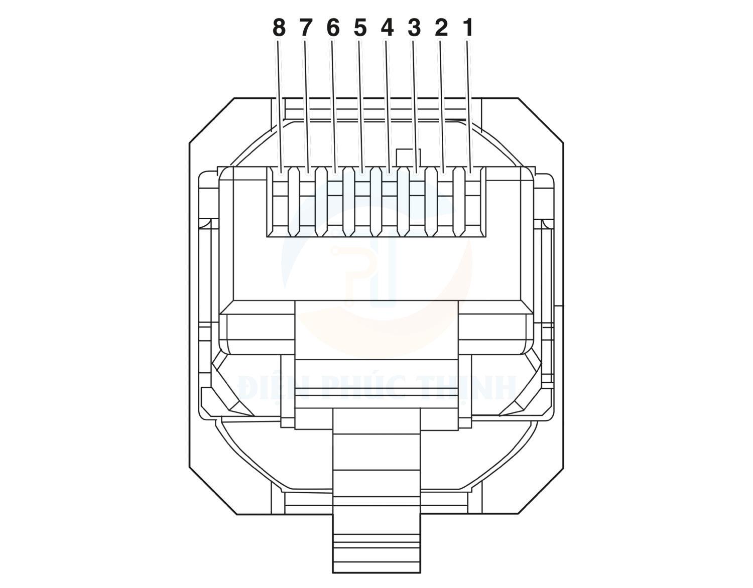 1419001 - Đầu nối RJ45 Connector / RJ45 Connector VS-08-RJ45-10G/Q hãng Phoenix Contact
