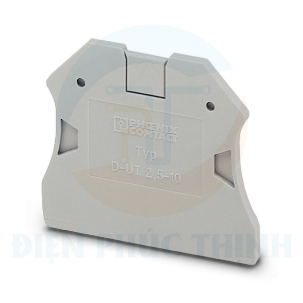 3047028 - End cover / Nắp che cho cầu nối dây D-UT 2,5/10 hãng Phoenix Contact