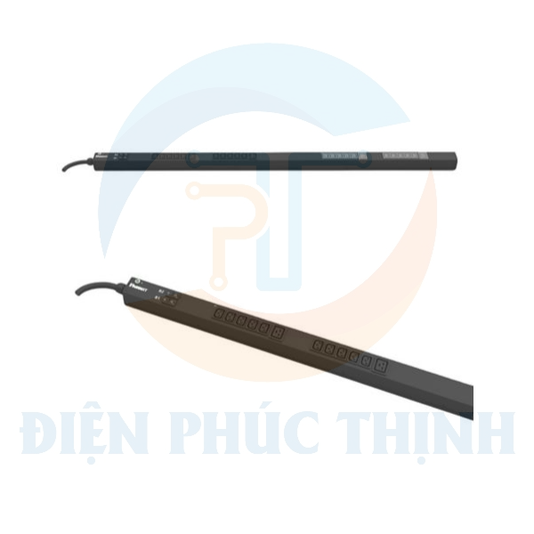 E24B11M / Thanh Phân Phối Điện Panduit - PDU Cơ Bản - 32A - (20)C13, (4)C19 - IEC 60309 2P+E 6h IP44-3M - Top Fed - Đen