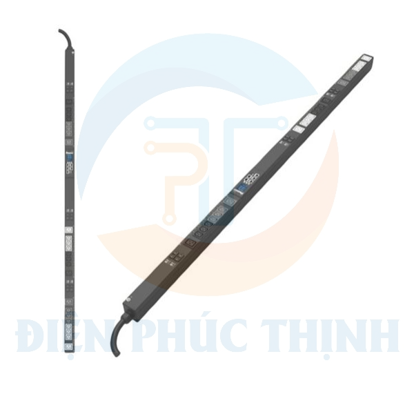 E24E03M / Thanh Phân Phối Điện Panduit - MS PDU - 32A - (18)C13, (6)C19 - IEC 60309 3P+N+E 6h IP44-3M - Top Fed - Đen