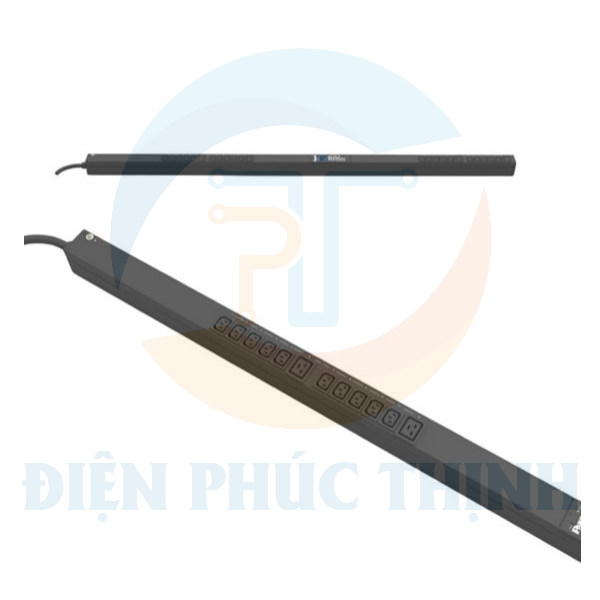E24F09M / Thanh Phân Phối Điện Panduit - MPO PDU - 16A - (20)C13, (4)C19 - IEC 60309 2P+E 6h IP44-3M - Top Fed - Đen