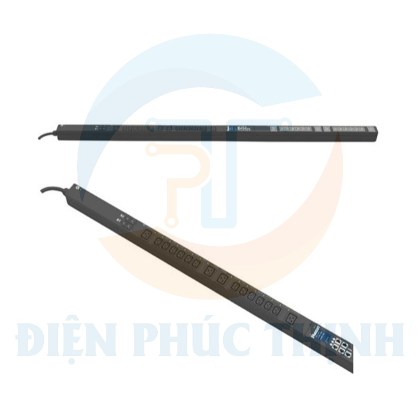 E32E06M / Thanh Phân Phối Điện Panduit - MS PDU - 32A - (24)C13, (8)C19 - IEC 60309 2P+E 6h IP44-3M - Top Fed - Đen