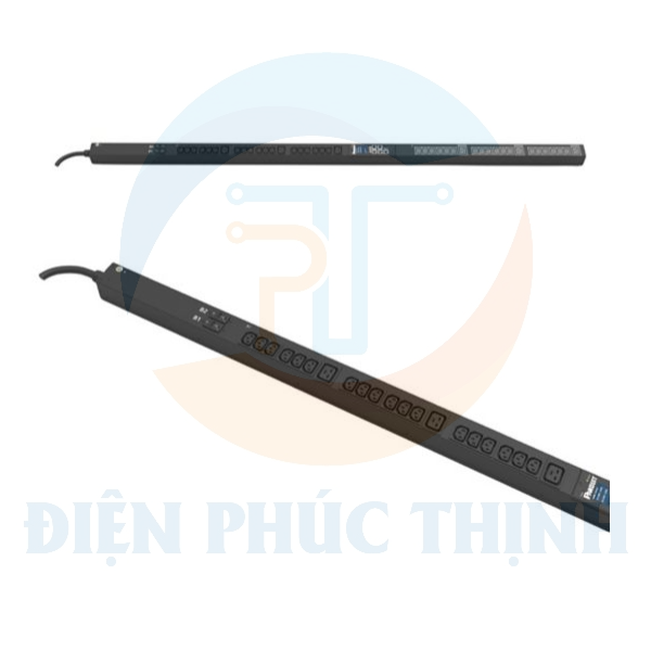 E42D06M / Thanh Phân Phối Điện Panduit - MI PDU - 32A - (36)C13, (6)C19 - IEC 60309 2P+E 6h IP44-3M - Top Fed - Đen