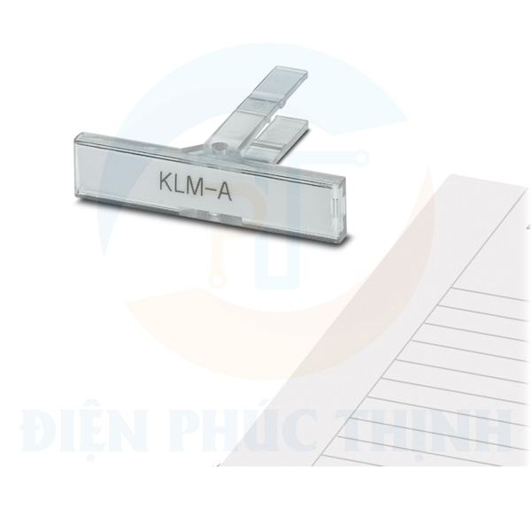 1004348 - Đánh dấu dải thiết bị đầu cuối / Terminal strip marker carrier KLM-A hãng Phoenix Contact