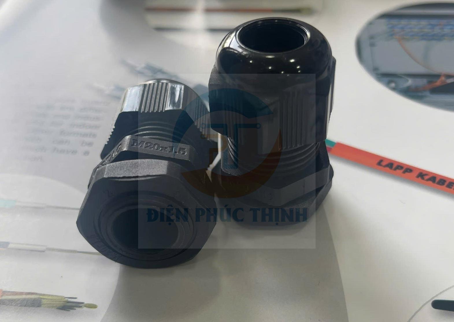 OMRB04-R / Ốc Siết Cáp Ortac Nhựa Màu Đen M20x1.5 (Loại M20s/M20K) Halogen Free Đạt Chuẩn VDE / EU