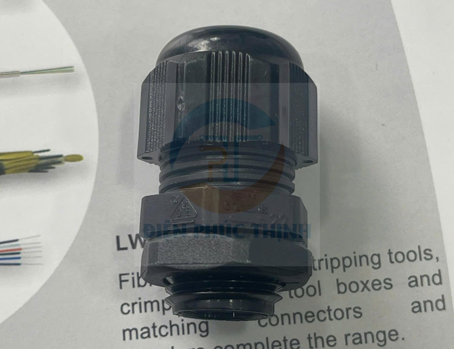 OMRB03-R / Ốc Siết Cáp Ortac Nhựa Màu Đen M16x1.5 Halogen Free Đạt Chuẩn VDE / EU