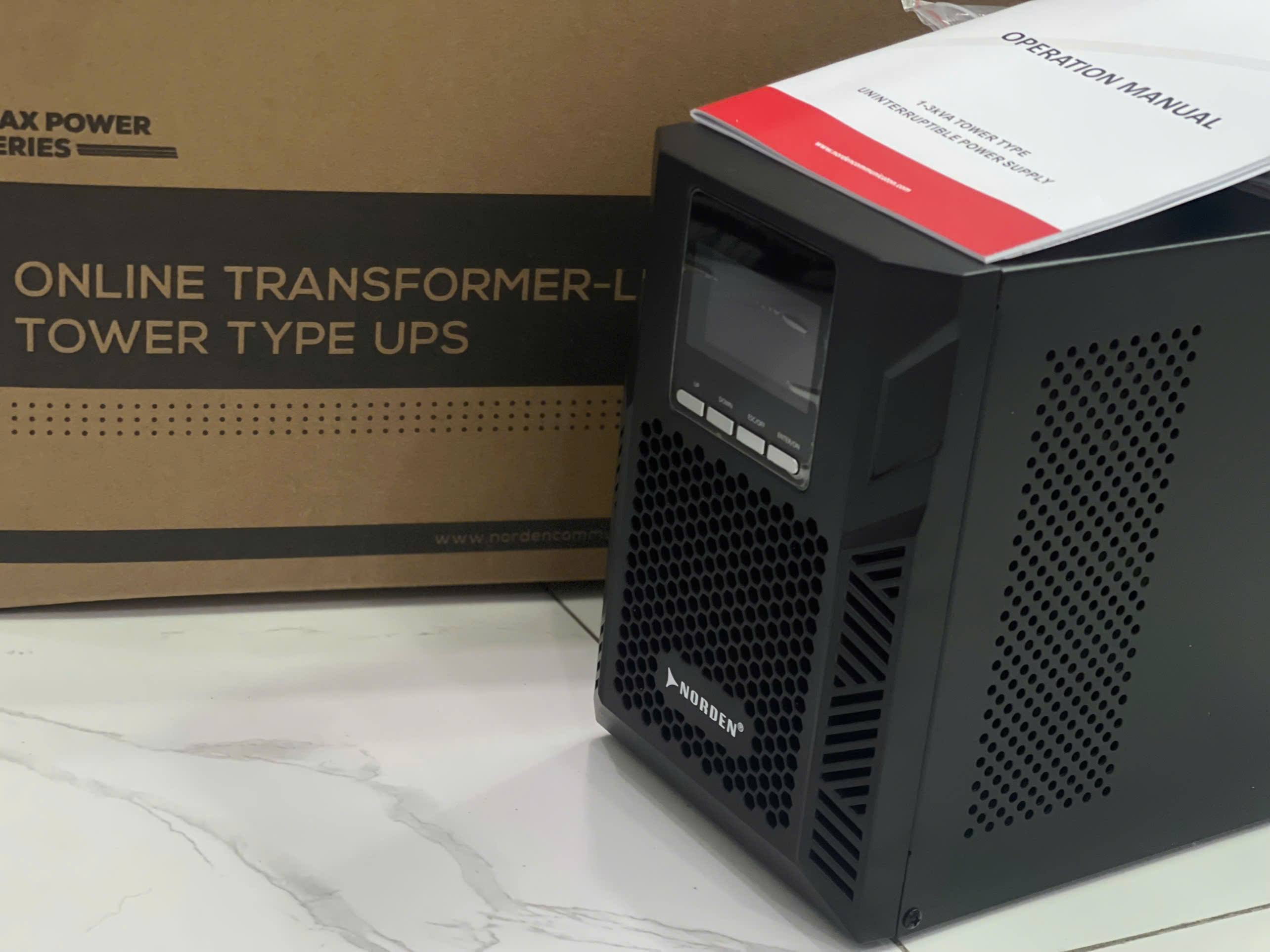 CN7001MPI / Bộ Lưu Điện Trực Tuyến Norden Không Biến Áp Loại MAX-POWER 1kVA Tích Hợp Pin - Online Transformerless UPS (MAX-POWER SERIES)