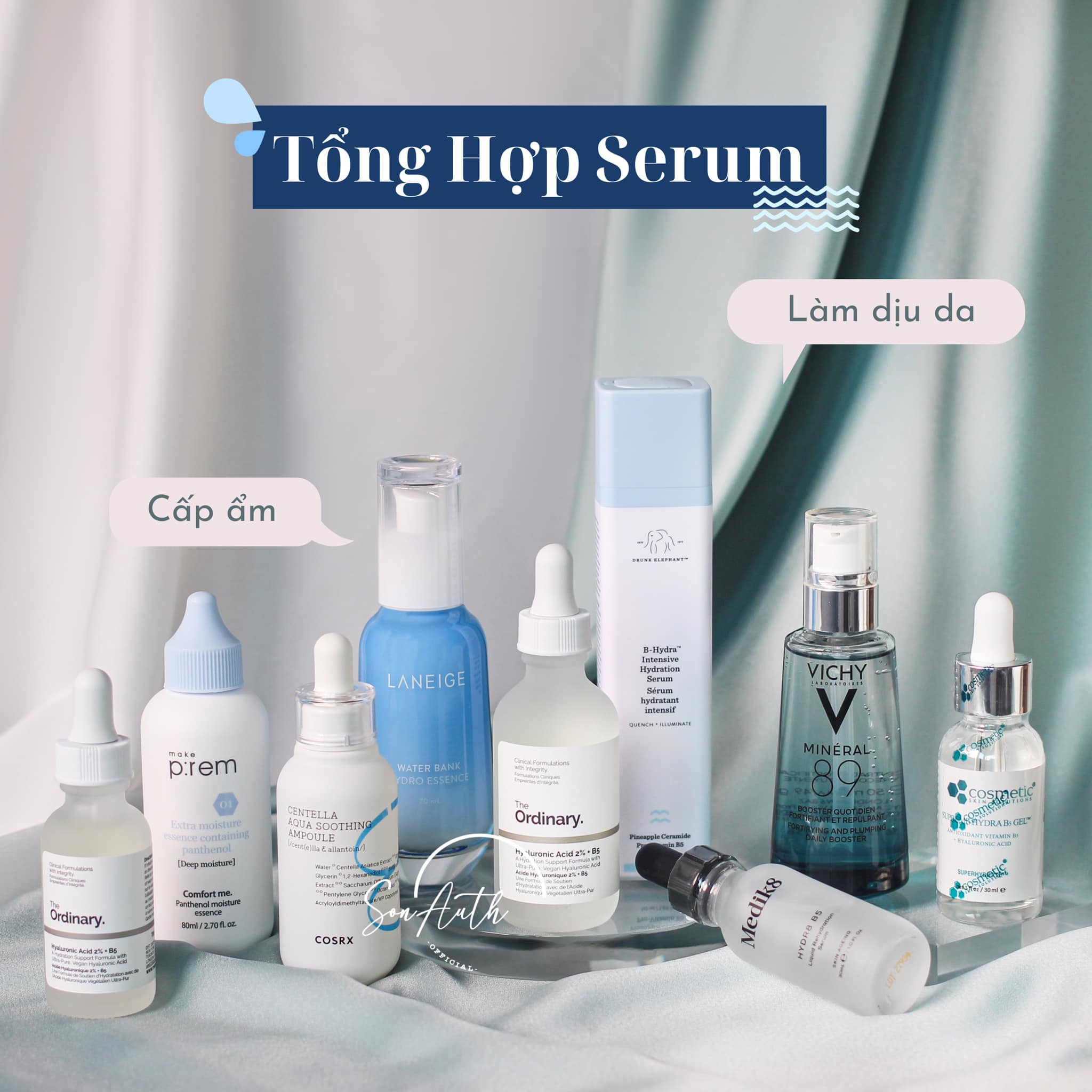 Skincare101: Tổng hợp những serum giúp da căng mọng ngậm nước ~ Skincare101: Tổng hợp những serum giúp da căng mọng ngậm nước ~