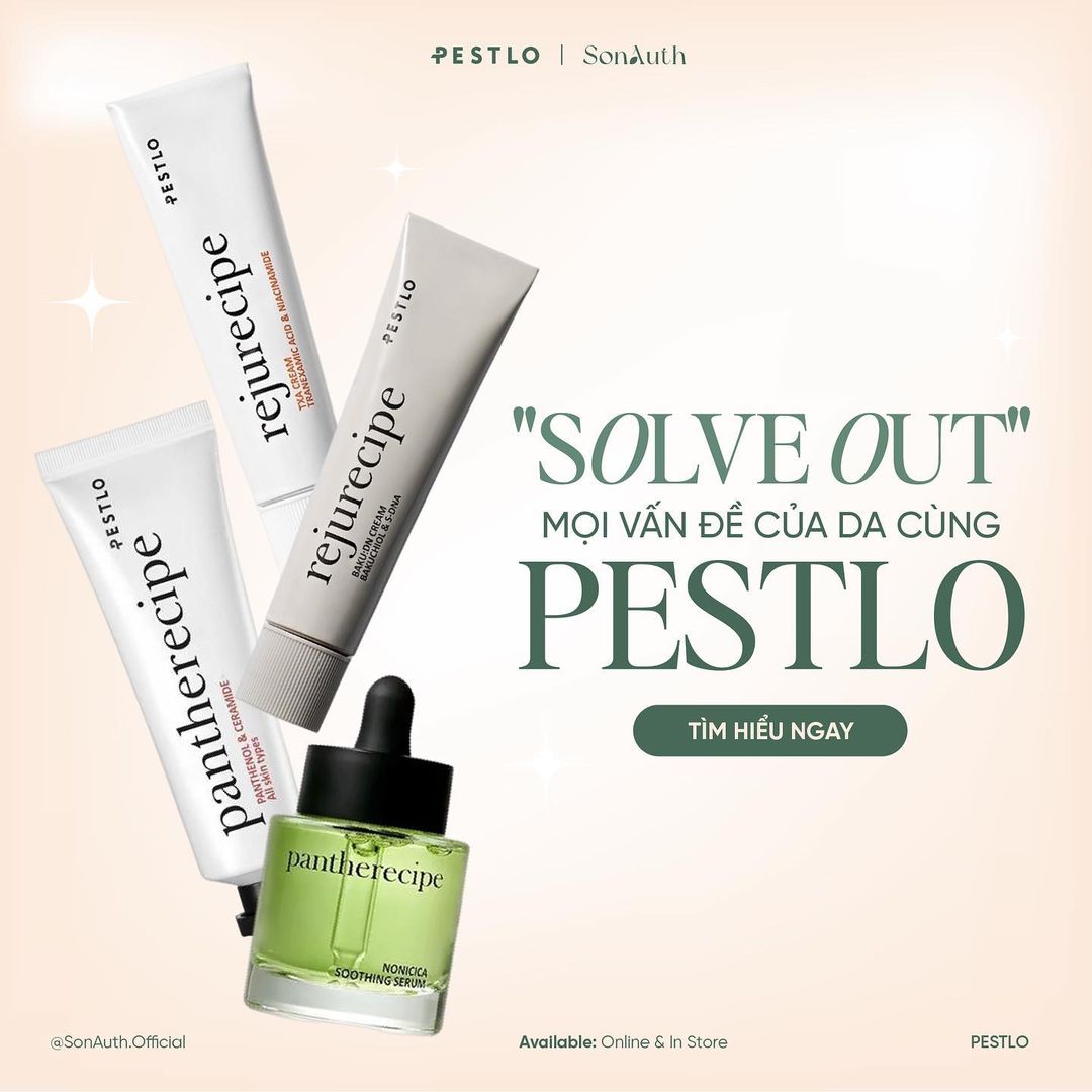 Giải quyết mọi vấn đề của làn da cùng PESTLO Giải quyết mọi vấn đề của làn da cùng PESTLO