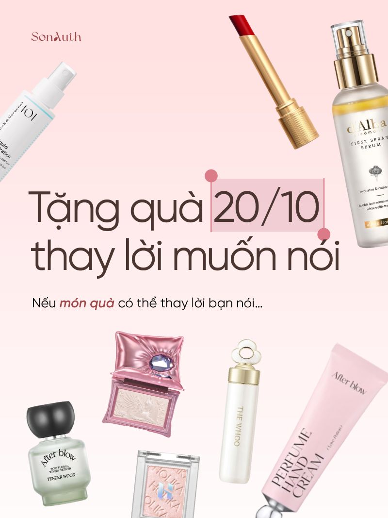 Những Món Quà 20/10 Thay Lời Bạn Muốn Nói