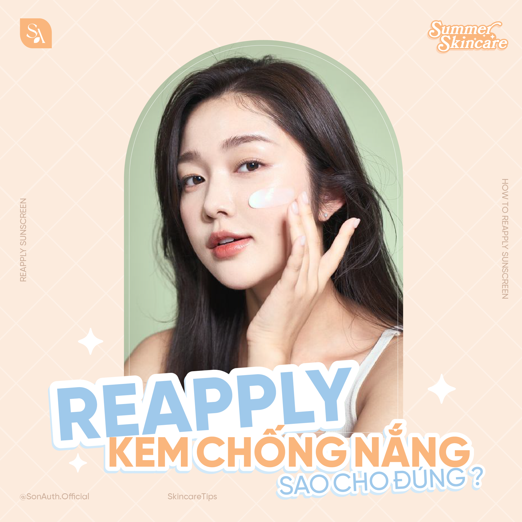 Bôi Lại Kem Chống Nắng: Re-apply sao cho đúng? Bôi Lại Kem Chống Nắng: Re-apply sao cho đúng?