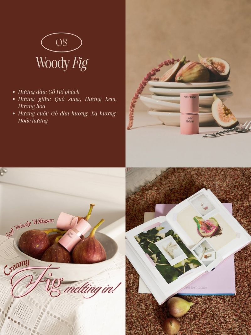 Nước hoa sáp khô After blow Solid Perfume - 08 Woody Fig