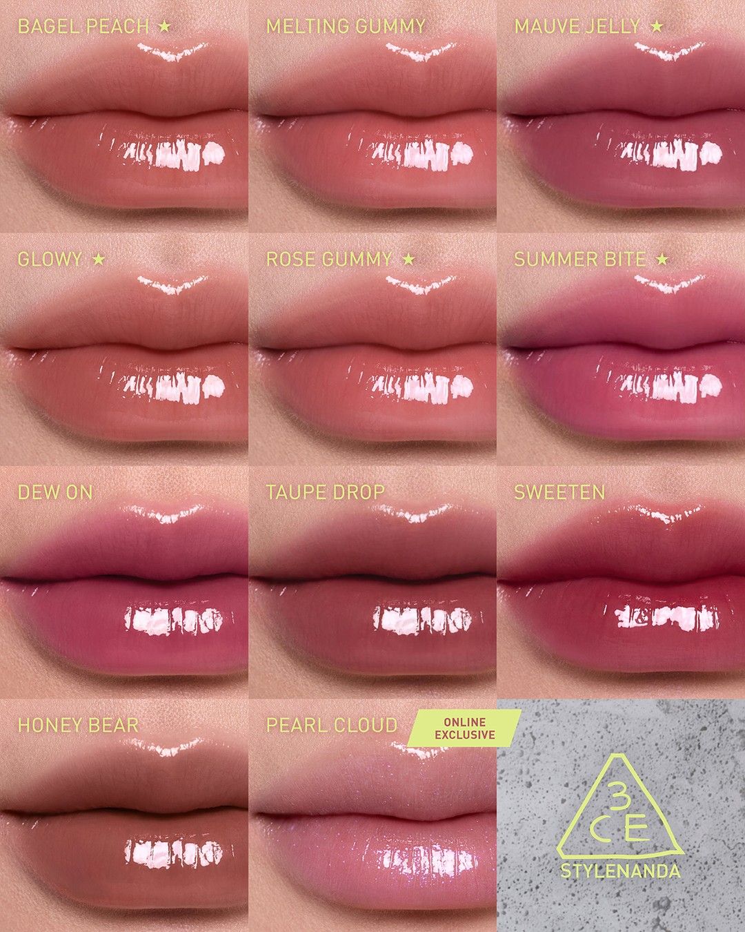 3CE Gummy Oil Tint 4g