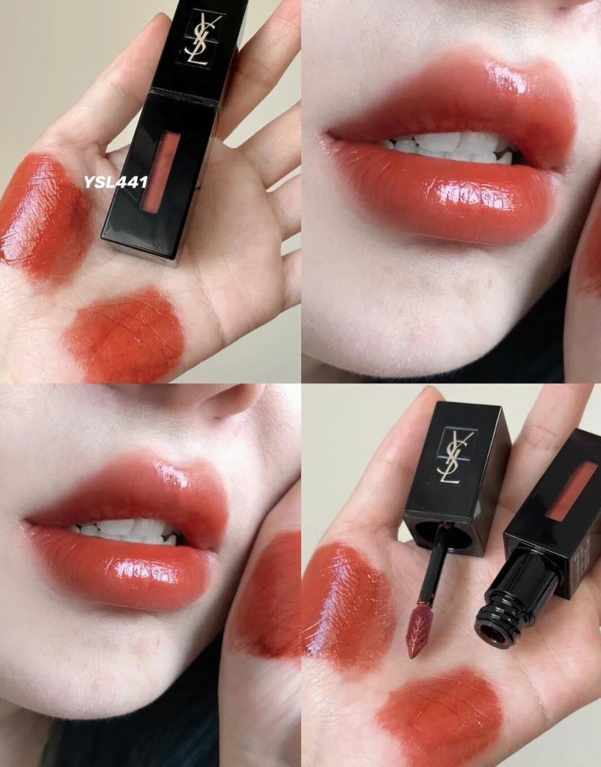 Lip Gloss Son Ysl Vinyl Cream Lip Stain 416 Son Ysl Rave Orange