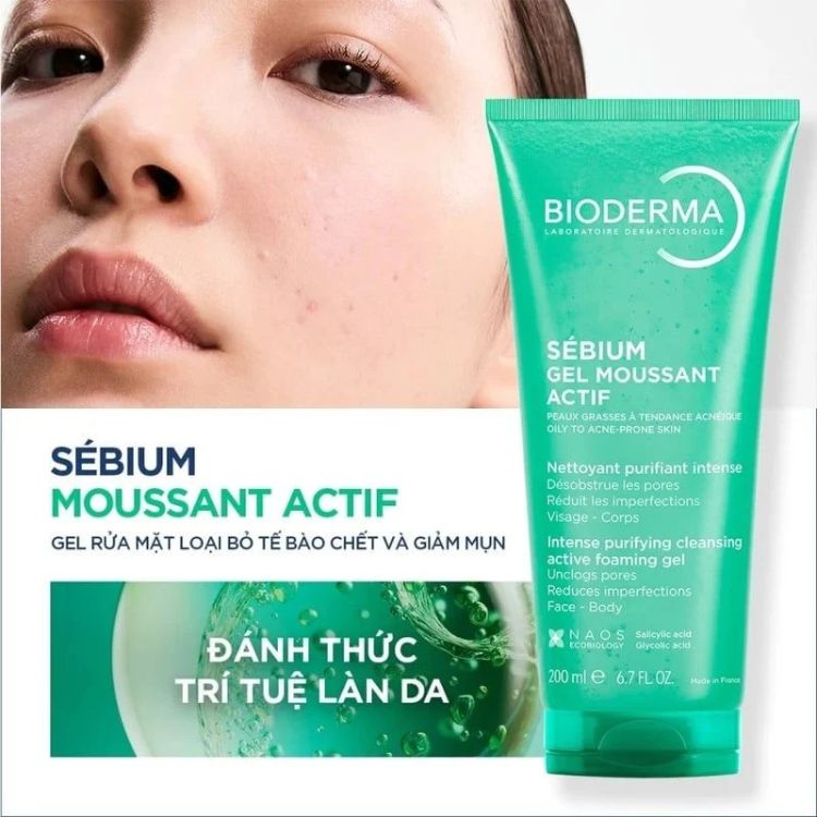 Bioderma Sebium Gel Moussant Actif