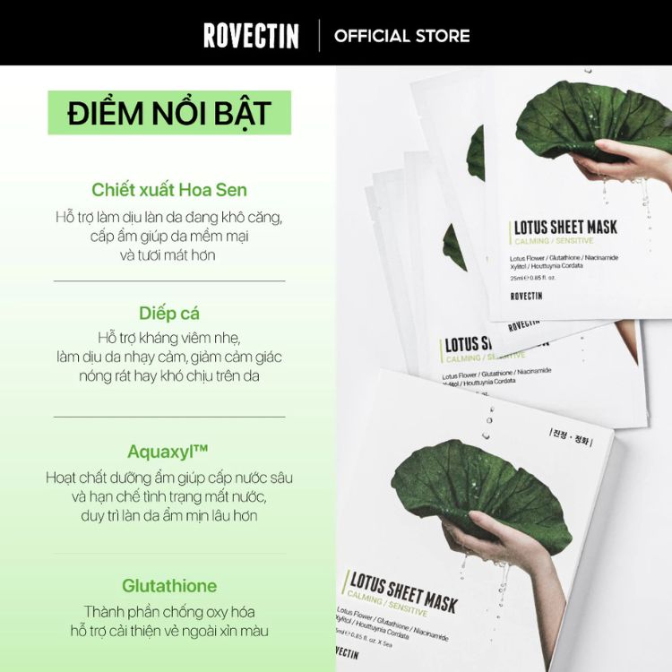 Rovectin Calming Lotus Mask