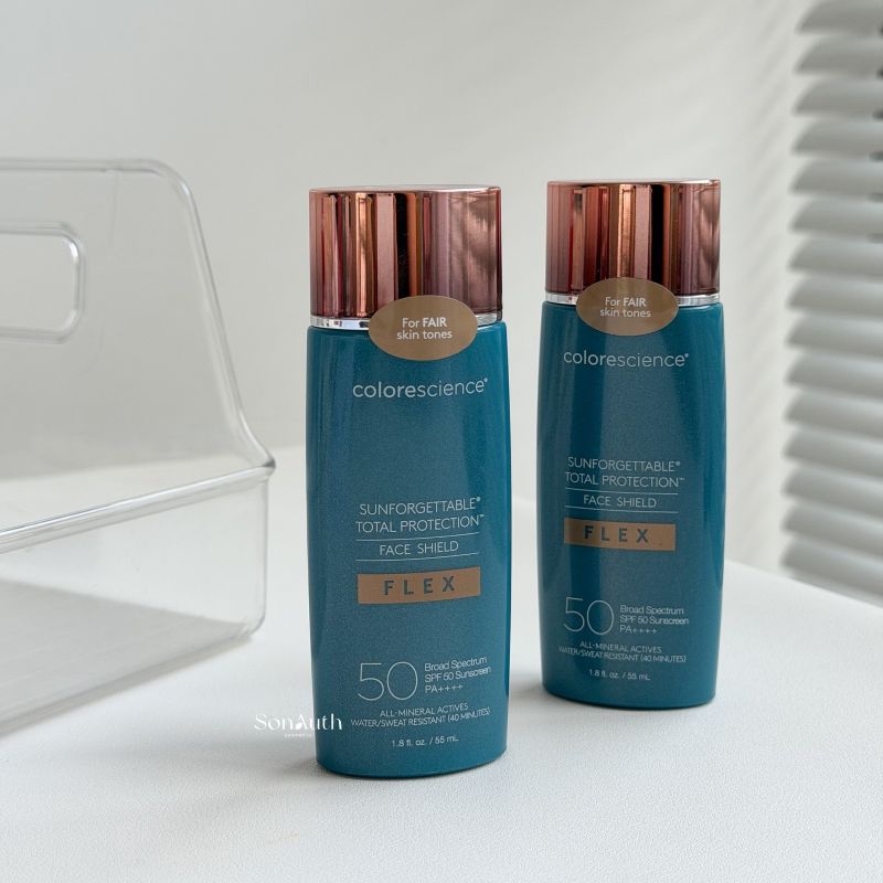 Kem chống nắng thuần khoáng, làm đều màu da Colorescience Sunforgettable® Total Protection® Face Shield Flex SPF 50