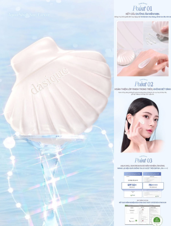 Dasique Aqua Shell Sun Cream