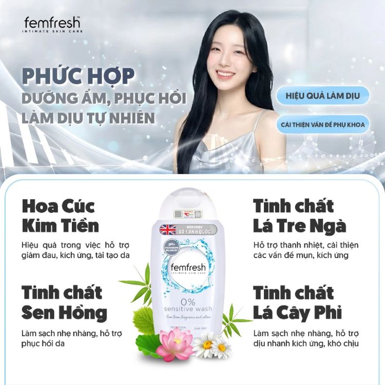 Femfresh 0% Sensitive Wash