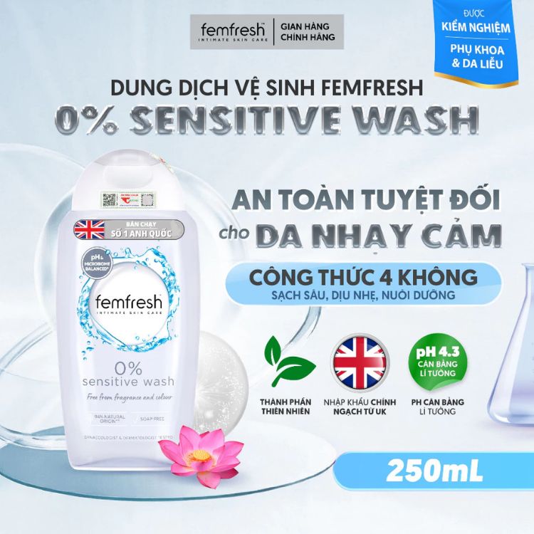 Femfresh 0% Sensitive Wash