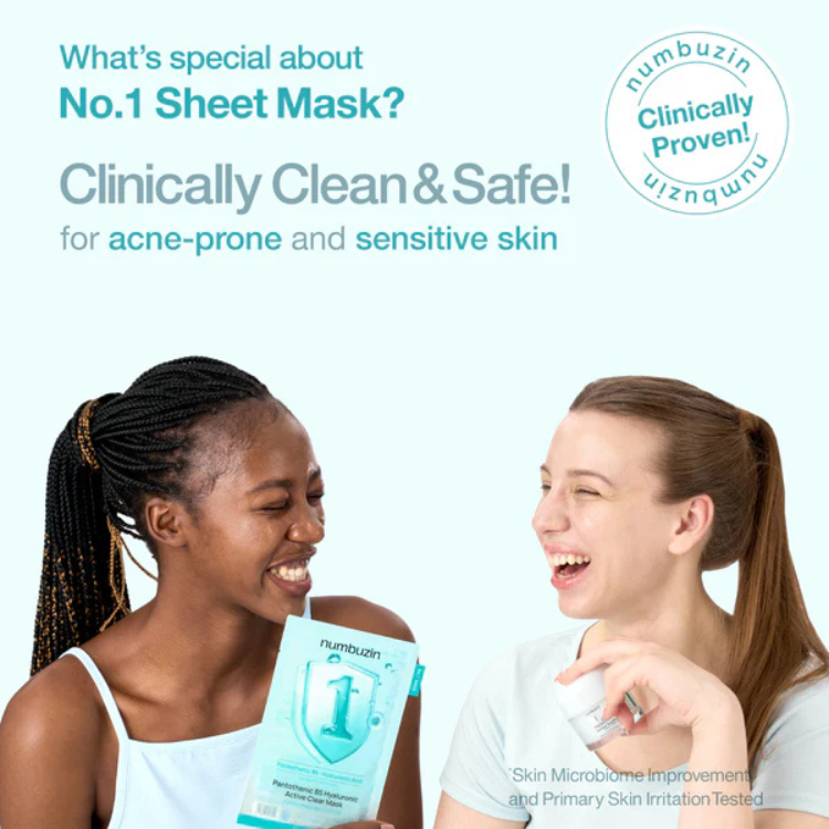 Numbuzin Pantothenic B5 Hyaluronic Active Clear Mask