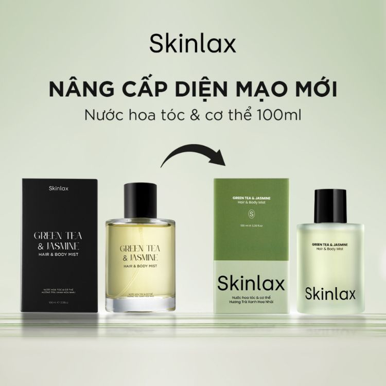 Xịt thơm cơ thể và tóc Skinlax Hair & Body Mist