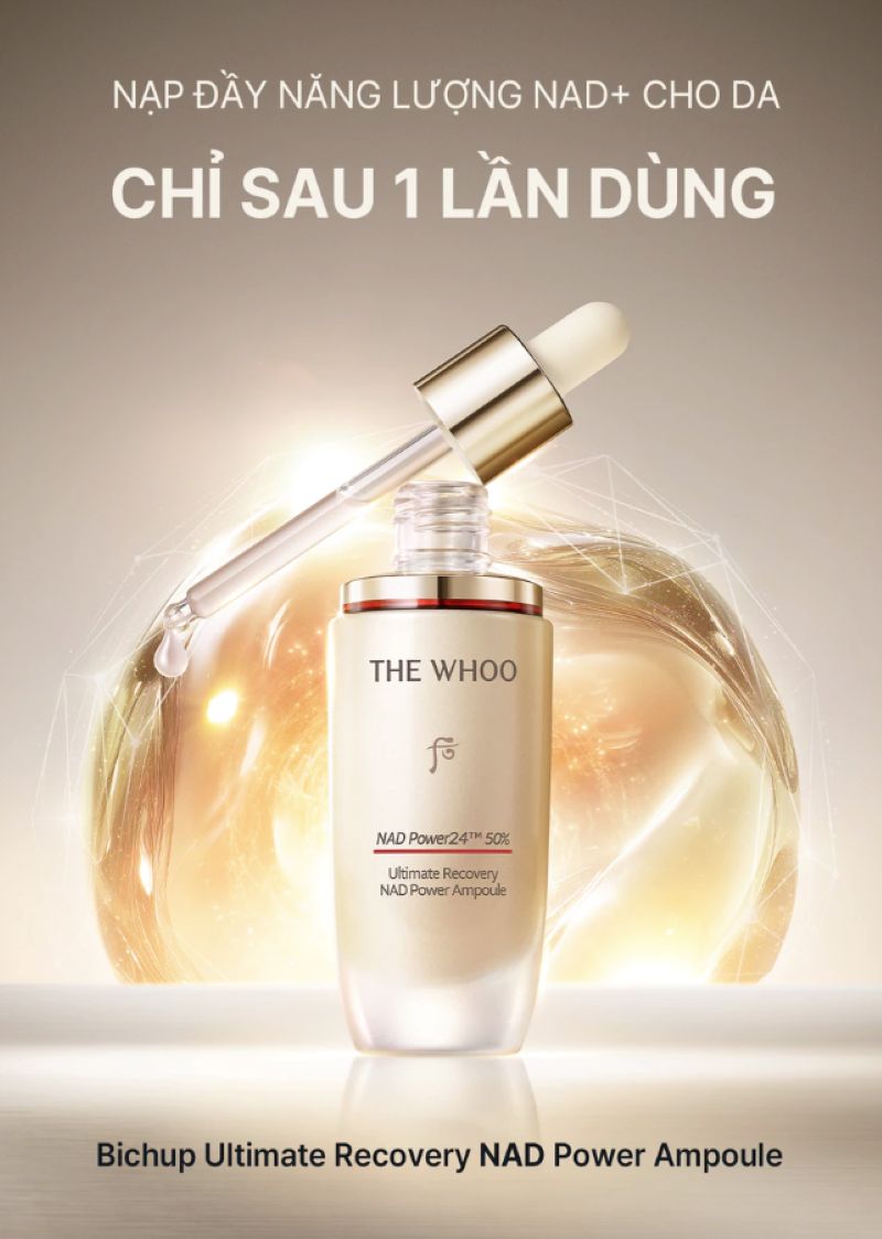 Tinh chất The Whoo Bichup Ultimate Recovery NAD Power Ampoule