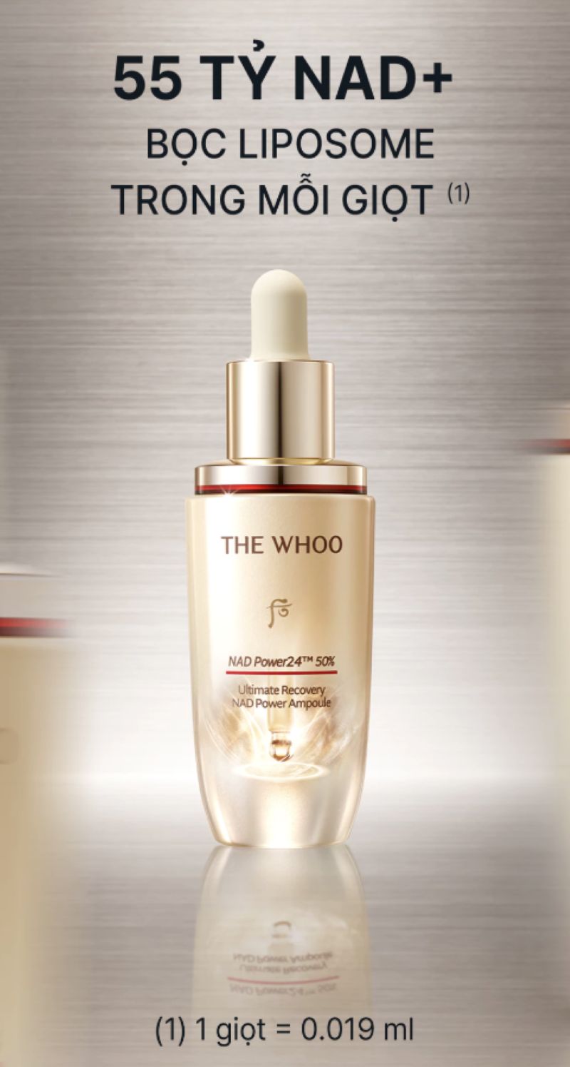 Tinh chất The Whoo Bichup Ultimate Recovery NAD Power Ampoule
