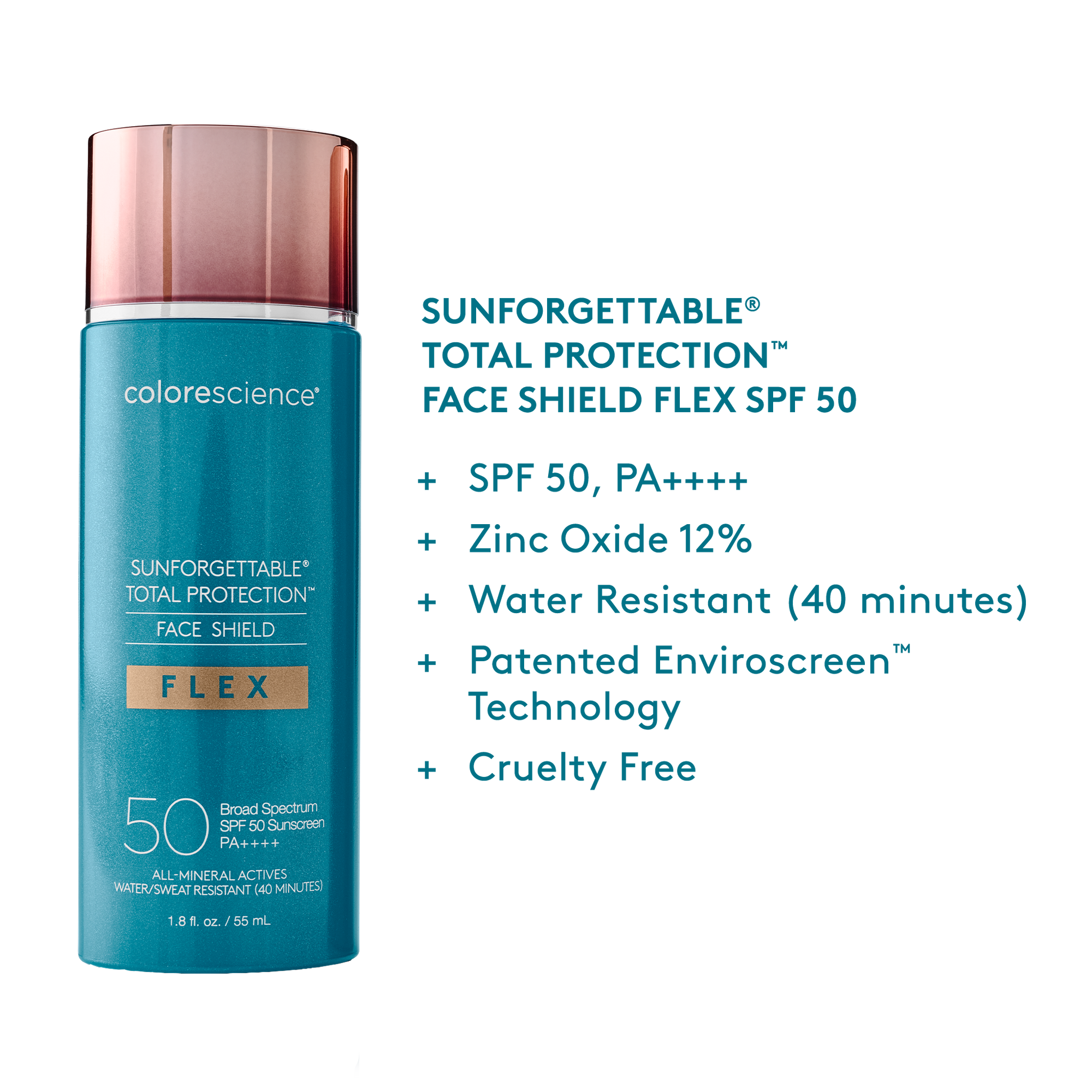 Kem Chống Nắng Colorescience Sunforgettable Total Protection Face Shield SPF50 55ml