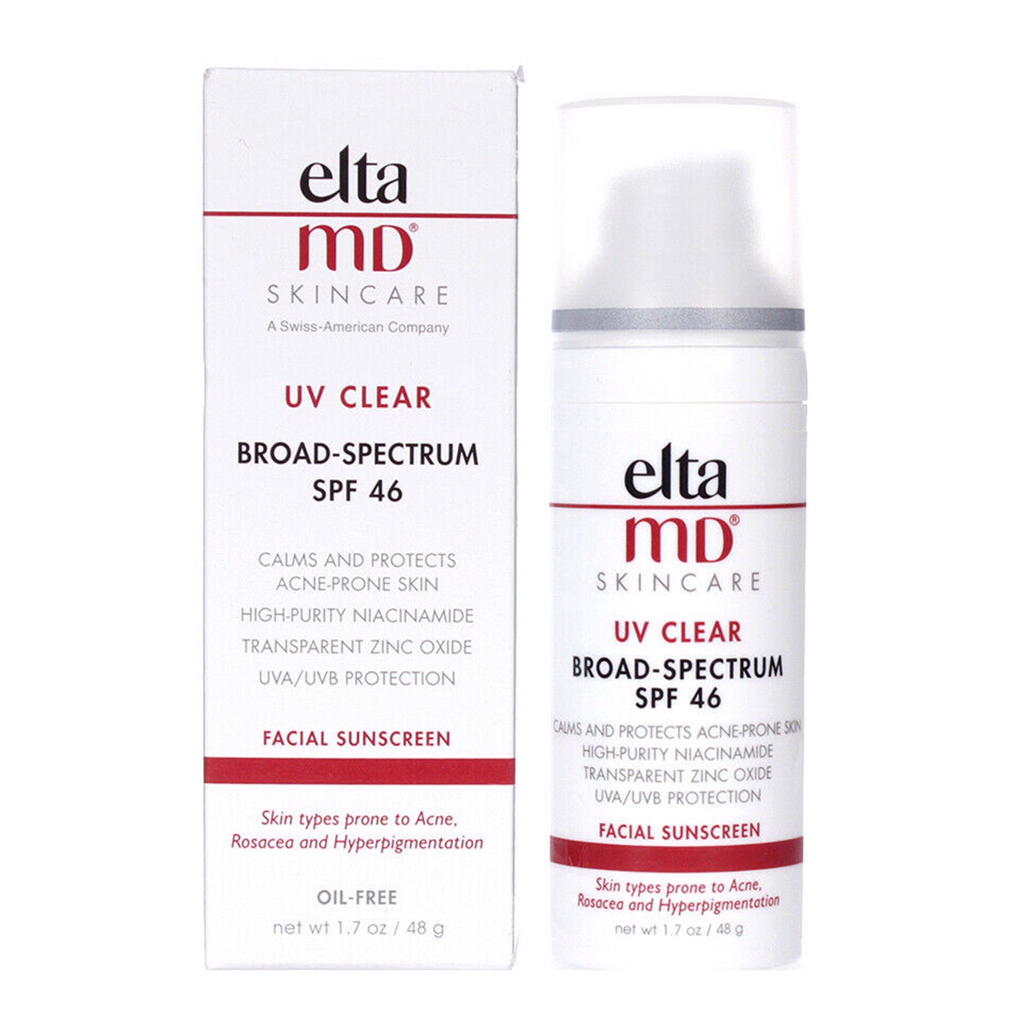 Kem Chống Nắng EltaMD UV Clear Broad-Spectrum SPF46 (Untinted)