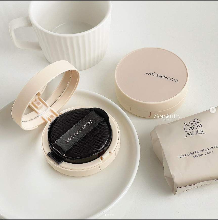 Phấn Nước Jung Saem Mool Skin Nuder Cover Layer Cushion 14g