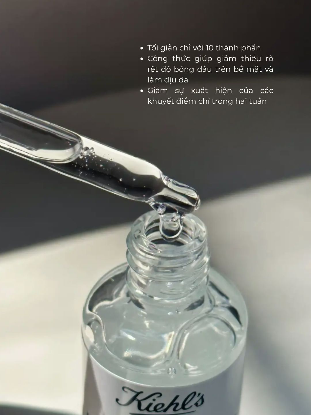 Tinh Chất Kiềm Dầu Kiehl's Ultra Pure Serum 5% Niacinamide 30ml