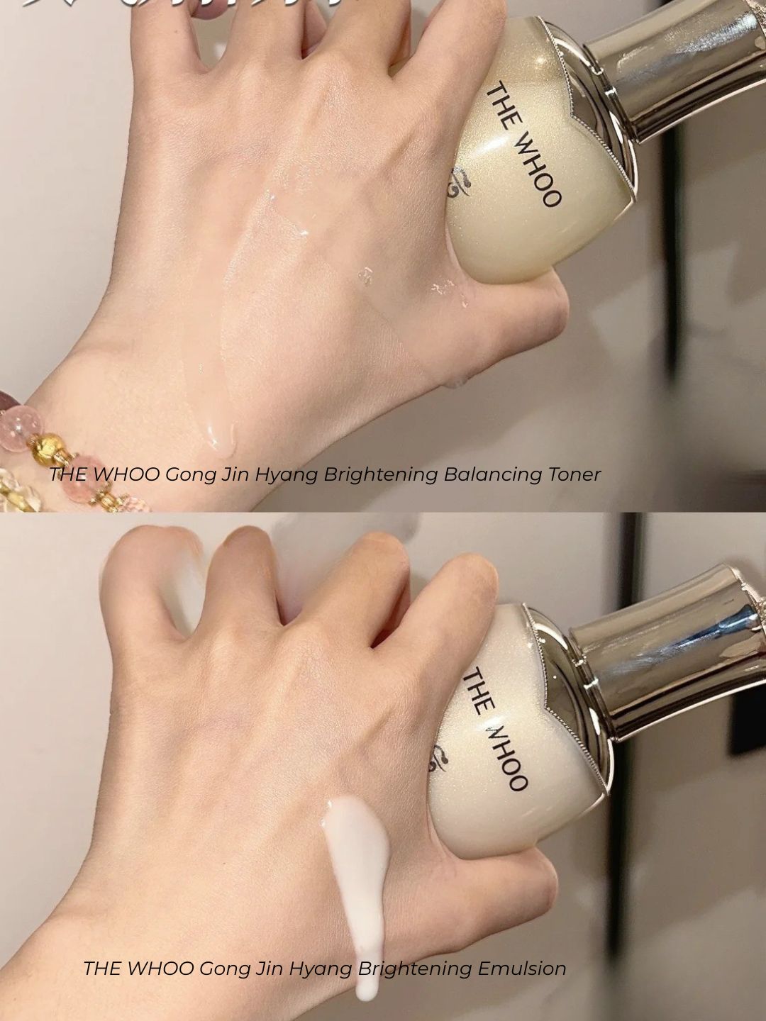 Bộ Chống Nắng Nâng Tông The Whoo Gong Jin Hyang Radiant White Tone Up Sunscreen Special Set