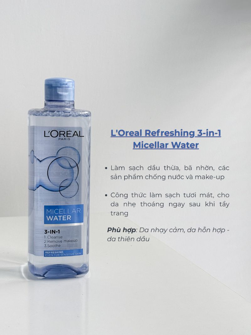 Nước Tẩy Trang L'Oreal Micellar Water