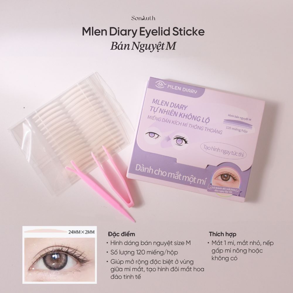 Miếng Dán Kích Mí Mlen Diary Eyelid Sticker
