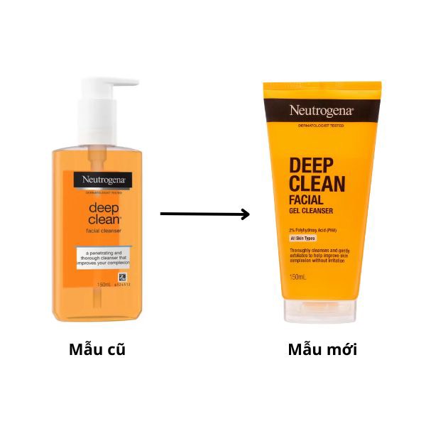 Gel Rửa Mặt Neutrogena Deep Facial Cleanser 150ml (NK)