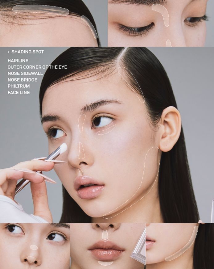 Bảng Phấn Tạo Khối Naming Fluffy Volume & Shading Duo 9.8g