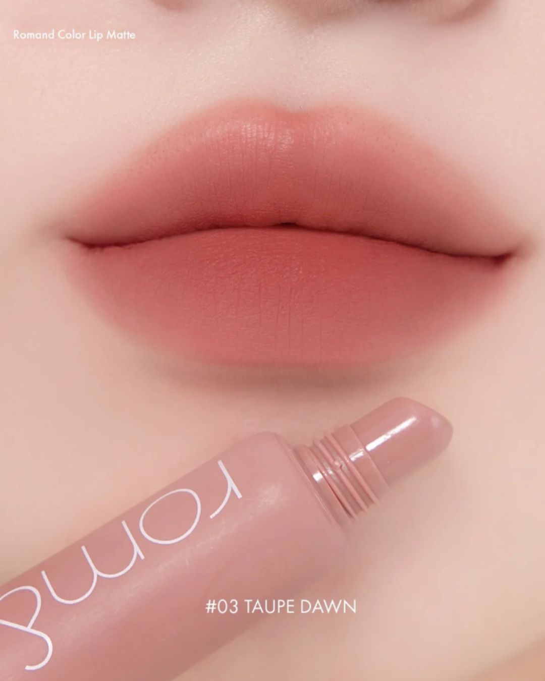 Son Kem Mịn Dạng Tuýp Romand Color Lip Matte 8g