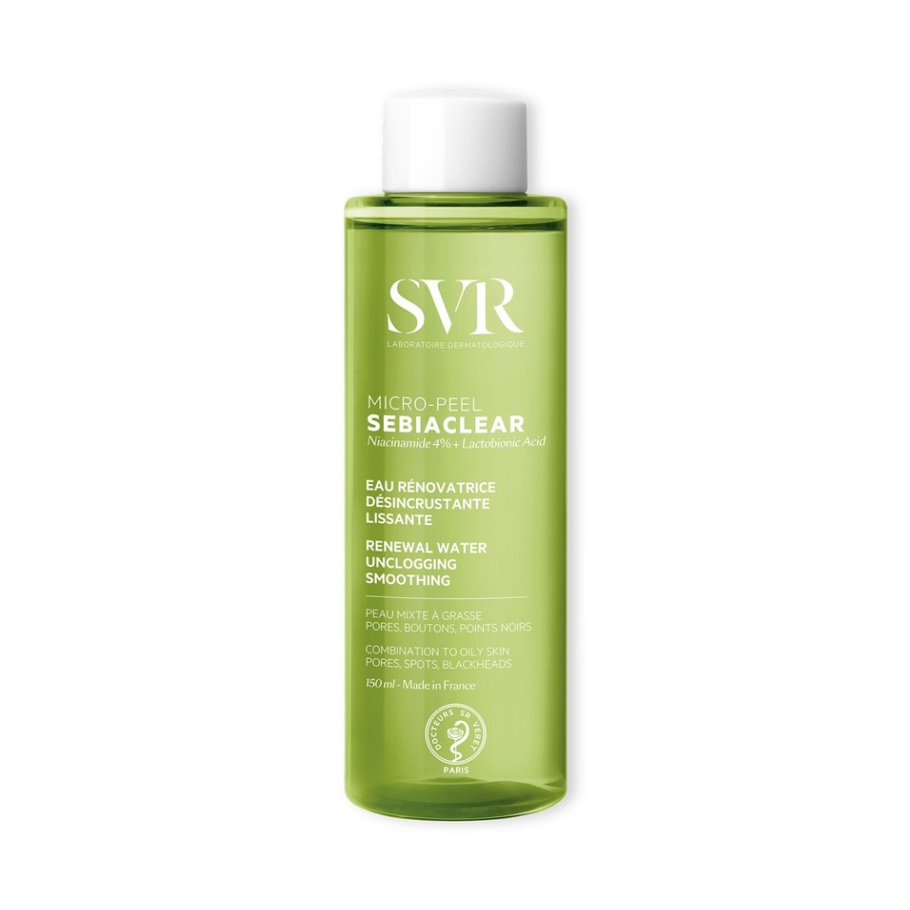 Nước Hoa Hồng Làm Sạch Sâu SVR Sebiaclear Micro Peel 150ml